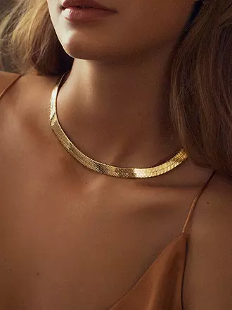EDBLAD | Collar HERRINGBONE L Oro | 
